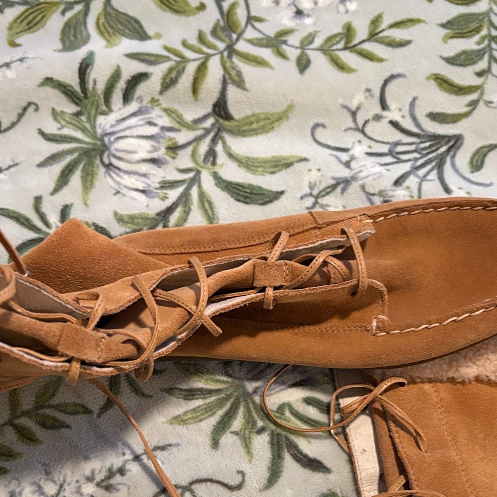 Sperry Tan Shearling-Lined Winter Lace Up Boots - Picture 6 of 9